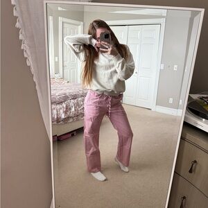 Brandy Melville red gingham pants